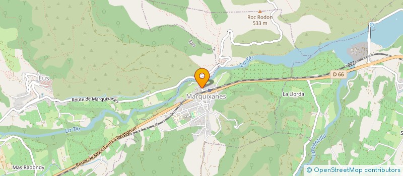 localisation de l'entreprise ASS BASE EAUX VIVES DE MARQUIXANES  MARQUIXANES