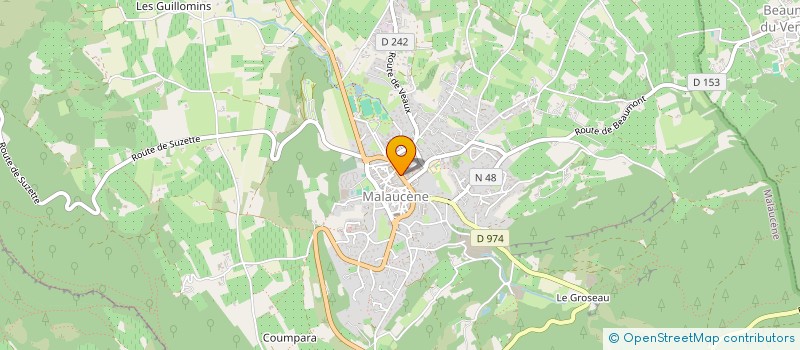 localisation de l'entreprise ASS BASE ILLICO GYM à MALAUCENE
