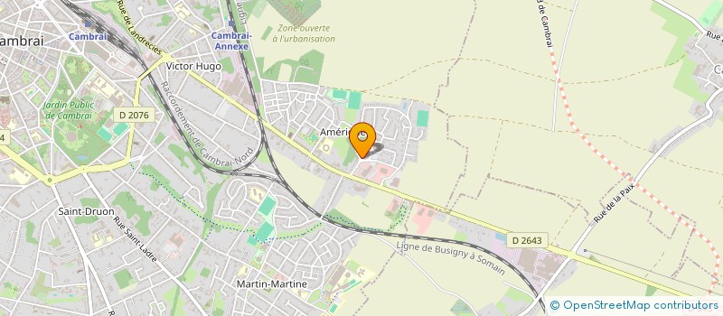localisation de l'entreprise ASS BASSINS CAMBRESIS & DOUAISIS EMPLOI à CAMBRAI