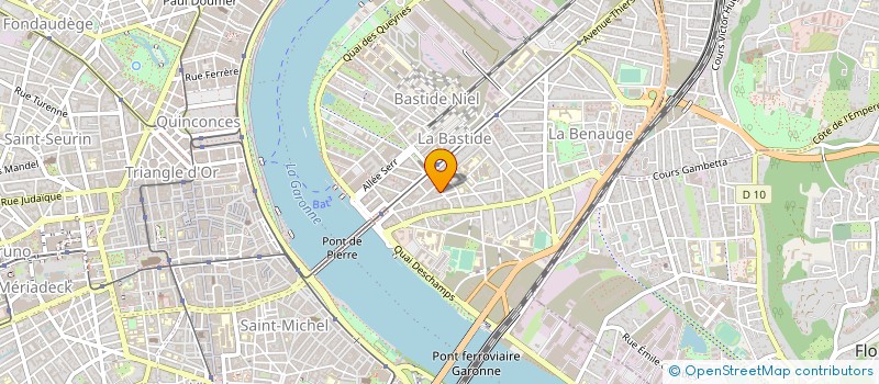 localisation de l'entreprise ASS BASTIDE CHANTIERS DEVELOPPEMENT à BORDEAUX
