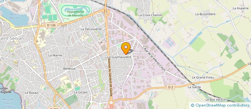 localisation de l'entreprise ASS BATEAUX TRADITIONNEL COTE EMERAUDE  SAINT-MALO