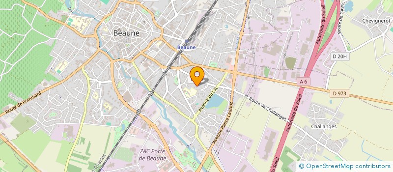 localisation de l'entreprise ASS BEAUNOISE DE SOUTIEN INFORMATIQUE ET ADMINISTRATIF à BEAUNE