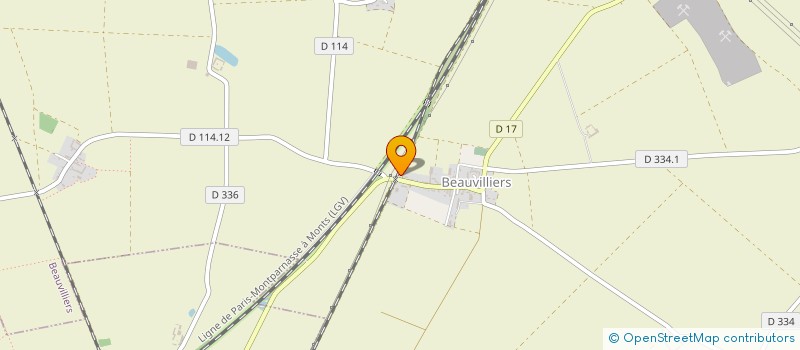 localisation de l'entreprise ASS BEAUVILLIERS BEAUCE SANS AVIONS à BEAUVILLIERS