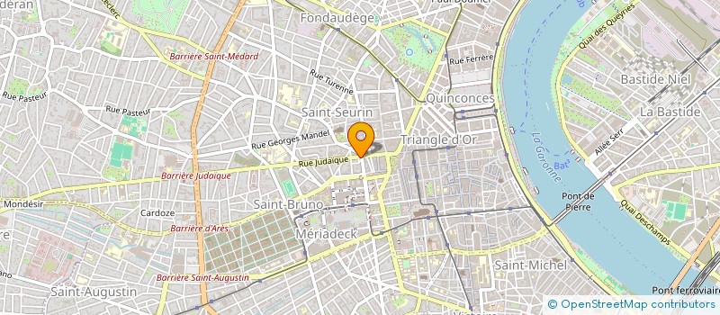 localisation de l'entreprise ASS BEBE SERVICE à BORDEAUX