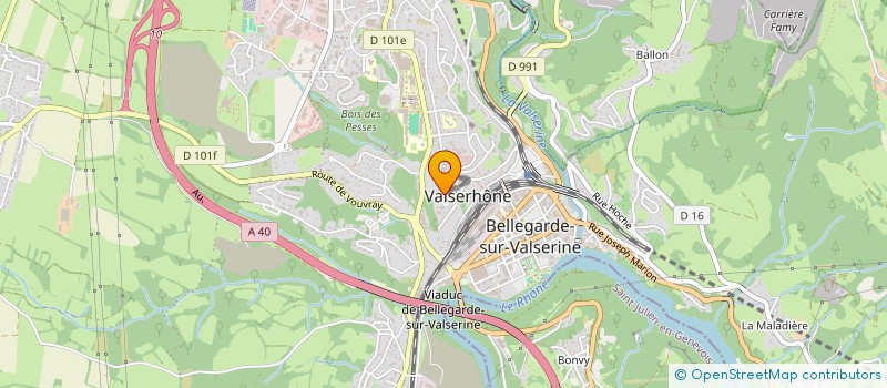 localisation de l'entreprise ASS BEL AIR à VALSERHONE
