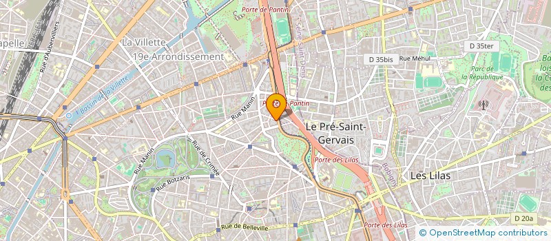 localisation de l'entreprise ASS BELLAGIO  PARIS