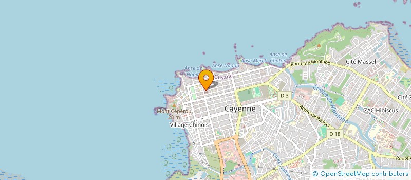 localisation de l'entreprise ASS BEN KA DI  CAYENNE