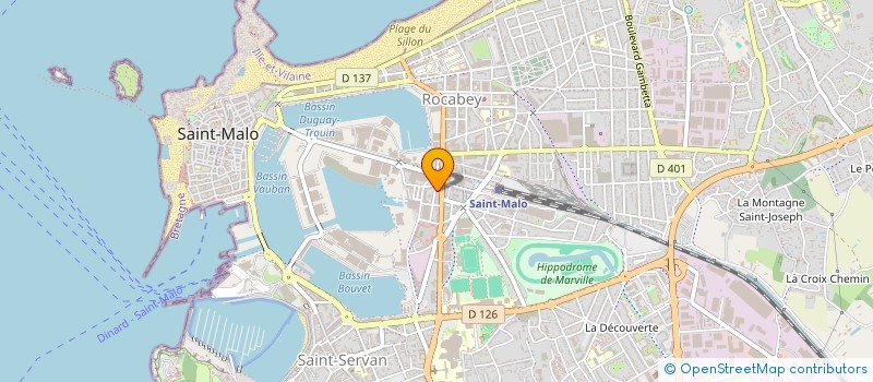 localisation de l'entreprise ASS BERCEAU DU CABERNET D'ANJOU  SAINT-MALO