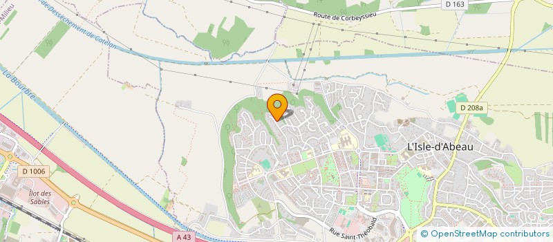 localisation de l'entreprise ASS BERJALIENNE DE KART  L'ISLE-D'ABEAU