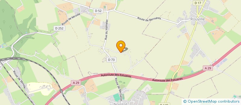 localisation de l'entreprise ASS BERNIEROISE CULTURES ET DECOUVERTES  BERNIERES