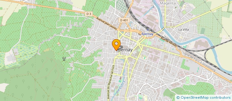 localisation de l'entreprise ASS BERNON JEUNES à EPERNAY