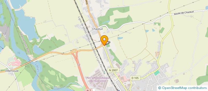 localisation de l'entreprise ASS BERTHAS ROGER ET BARON JACQUES à VARENNES-SUR-ALLIER