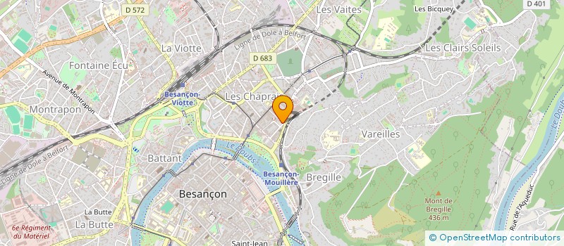 localisation de l'entreprise ASS BESANCON AVF ACCUEIL à BESANCON