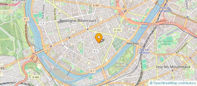 localisation de l'entreprise ASS BETH LOUBAVITCH à BOULOGNE-BILLANCOURT