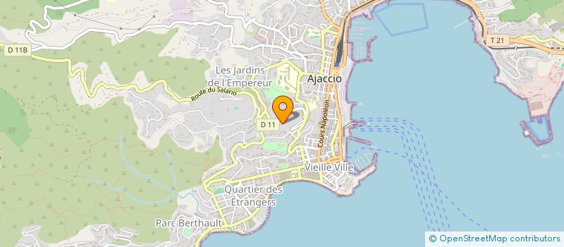 localisation de l'entreprise ASS BIBLIO LOISIR MALADES C H AJACCIO à AJACCIO