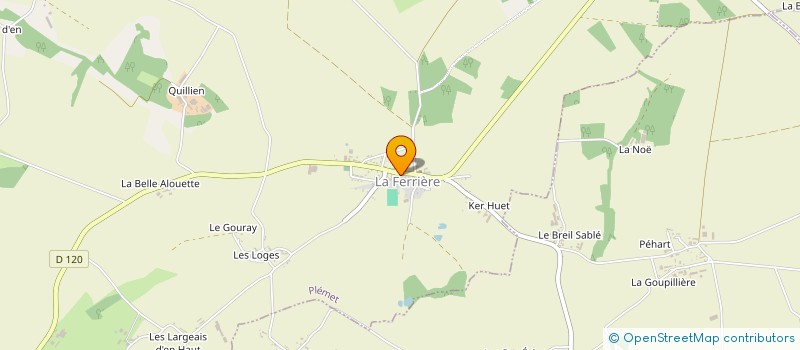 localisation de l'entreprise ASS  BIBLIOTHEQUE DE PLEMET à PLEMET