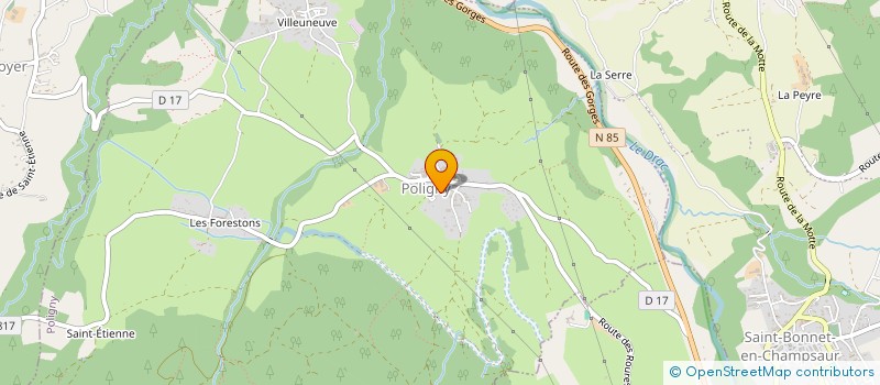 localisation de l'entreprise ASS BIEN CHEZ SOI à LA FARE-EN-CHAMPSAUR