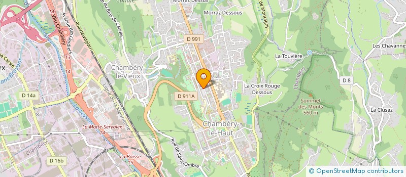 localisation de l'entreprise ASS BIEN LIRE ET ECRIRE  CHAMBERY