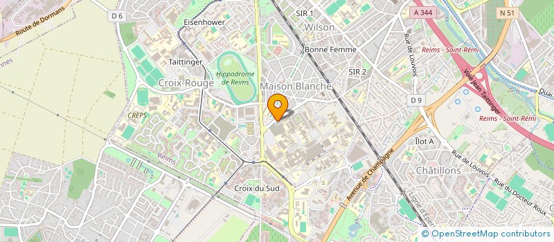localisation de l'entreprise ASS BIEN NAITRE EN CHAMPAGNE ARDENNE à REIMS