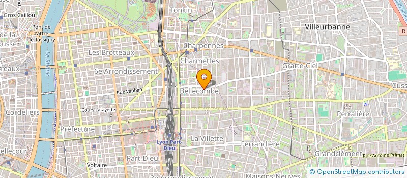 localisation de l'entreprise ASS BIENFAISANCE CHARMETTES à LYON