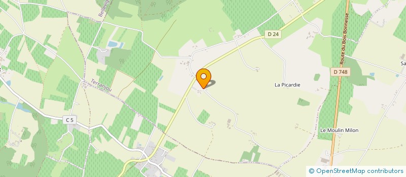 localisation de l'entreprise ASS BIENFAISANCE D EDUCATION à TERRANJOU