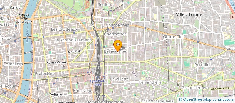 localisation de l'entreprise ASS BIENFAISANCE DES CHARMETTES à LYON