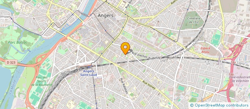 localisation de l'entreprise ASS BIENFAISANCE EDUCATION ENSEIGNEMENT à ANGERS