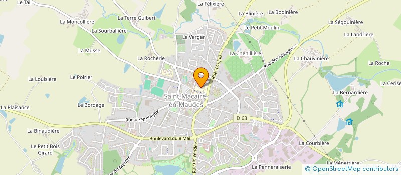 localisation de l'entreprise ASS BIENFAITEURS OEUVRES EDUC à SEVREMOINE