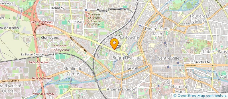 localisation de l'entreprise ASS BIG MOSQUITOS  RENNES