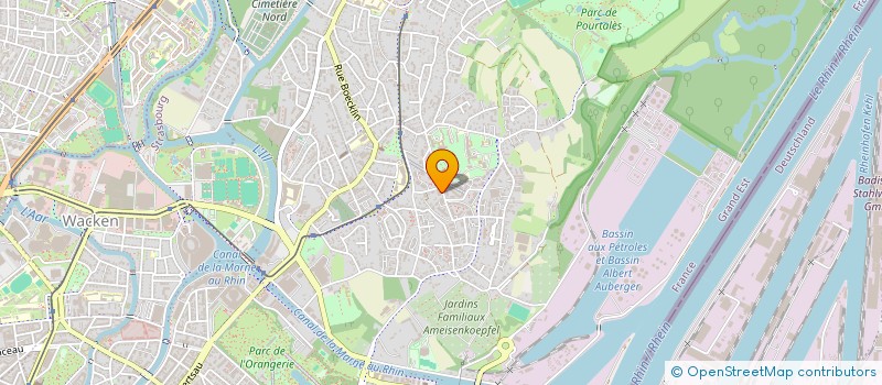 localisation de l'entreprise ASS BILITIS à STRASBOURG