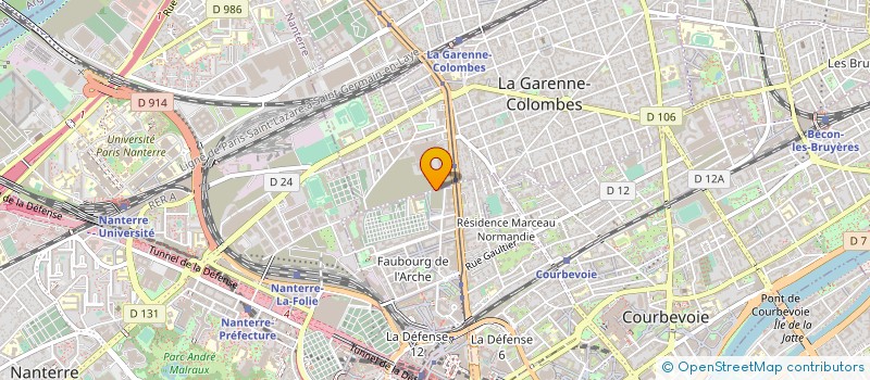 localisation de l'entreprise ASS BILLARDS CLUB DES LIONCEAUX à LA GARENNE-COLOMBES