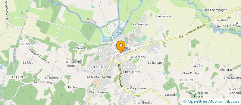 localisation de l'entreprise ASS BIOCOOP à SAINT AULAYE-PUYMANGOU