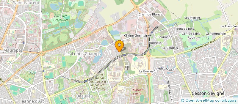 localisation de l'entreprise ASS BIOLOGIE PROSPECTIVE ENVIRONNEMENT à RENNES