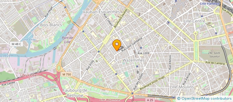 localisation de l'entreprise ASS BIP BIP COM à LILLE