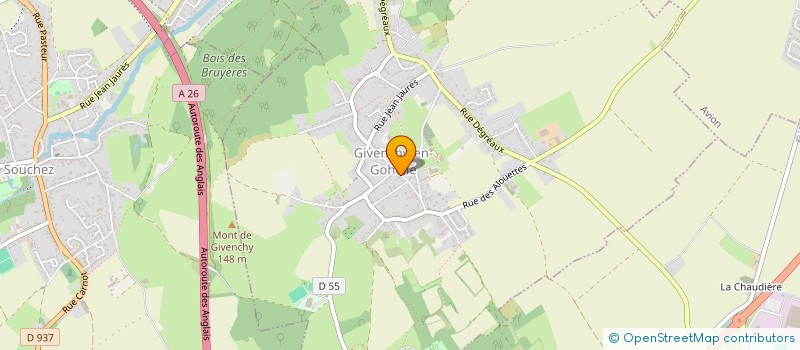 localisation de l'entreprise ASS BISHOP  GIVENCHY-EN-GOHELLE