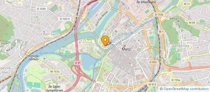 localisation de l'entreprise ASS BITUME à METZ