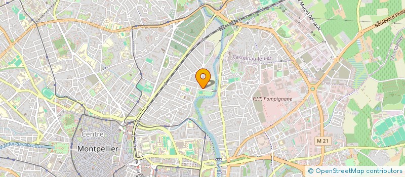 localisation de l'entreprise ASS BLACK FUSION à MONTPELLIER