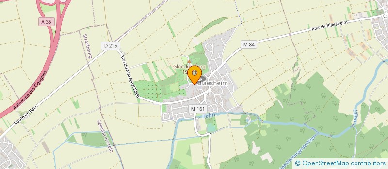 localisation de l'entreprise ASS BLAESHEIM CONTRE NUISANCES AEROPORT  BLAESHEIM