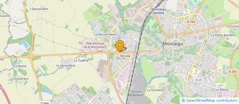 localisation de l'entreprise ASS BLANCOISE D'ATTELAGE à MONTAIGU-VENDEE