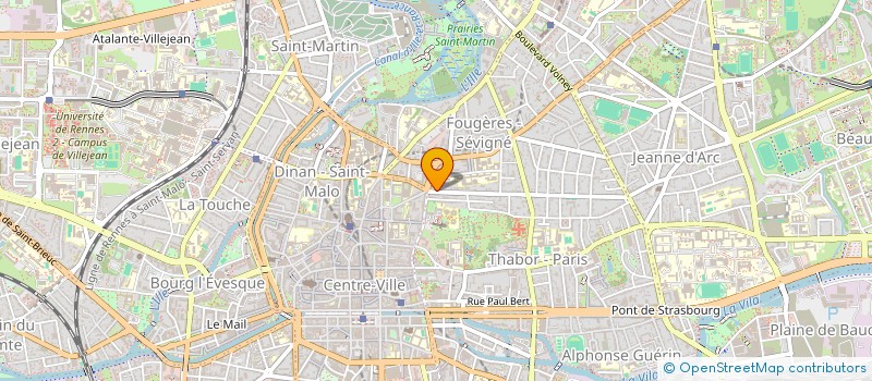 localisation de l'entreprise ASS BLEU BLANC RAID  RENNES