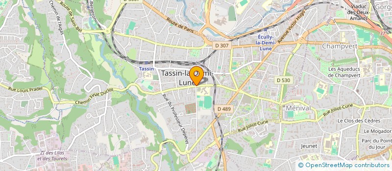 localisation de l'entreprise ASS BLIGHT  TASSIN-LA-DEMI-LUNE