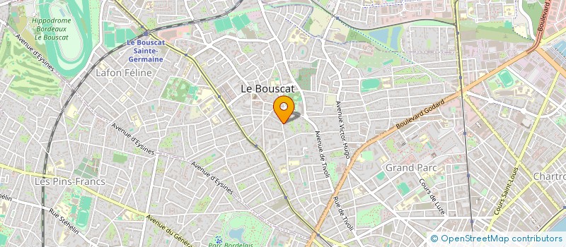 localisation de l'entreprise ASS BORDEAUX A VENIR  LE BOUSCAT