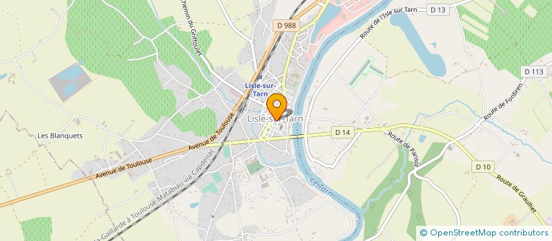 localisation de l'entreprise ASS BOUBOU PRODUCTION à LISLE-SUR-TARN