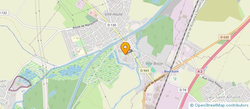 localisation de l'entreprise ASS BOUCHAIN MUSCULATION CLUB  BOUCHAIN