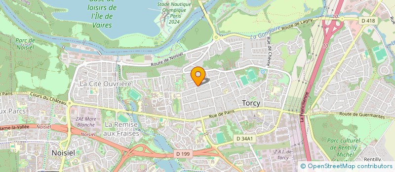 localisation de l'entreprise ASS BOUDDHIQUE COREENNE  TORCY