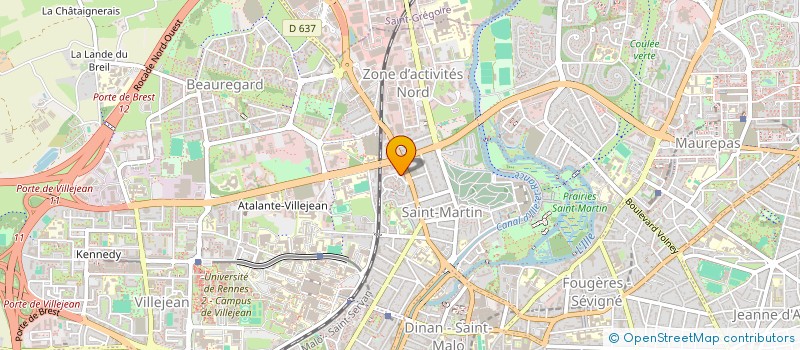 localisation de l'entreprise ASS BOUFFE PAR LE CRABE à RENNES