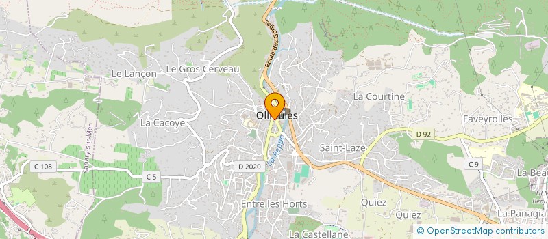 localisation de l'entreprise ASS BOULE BOMBEE OLLIOULAISE à OLLIOULES