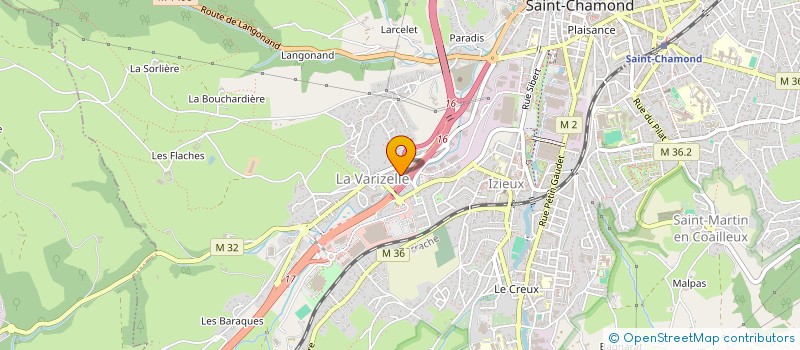 localisation de l'entreprise ASS BOULISTE LA FRATERNELLE à SAINT-CHAMOND