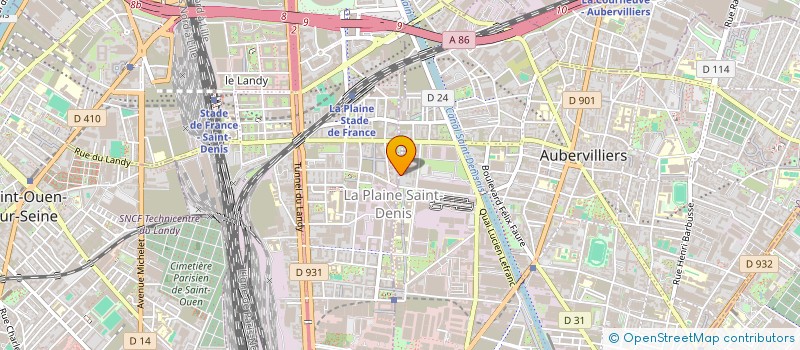 localisation de l'entreprise ASS BOULLIENNE DEVELOPPEMENT INSERTION à AUBERVILLIERS