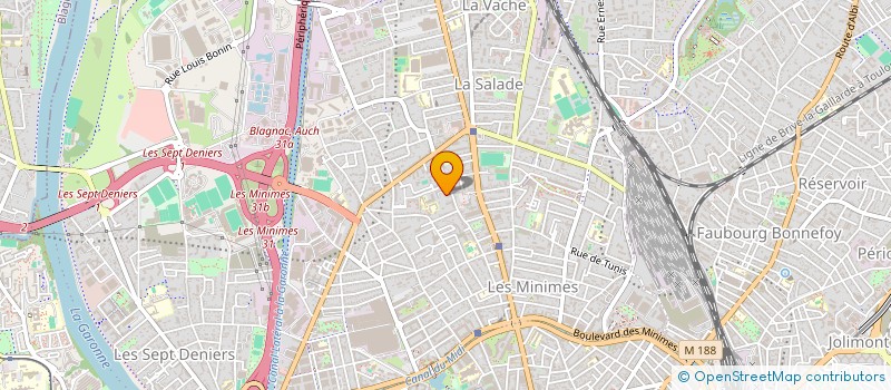 localisation de l'entreprise ASS BOURBA-QUI-VIT à TOULOUSE